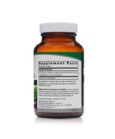 Nature's Answer Oil of Oregano 150 mg - 90 Softgels | Immune Support & Natural Health - Buy Online on GoSupps.com
