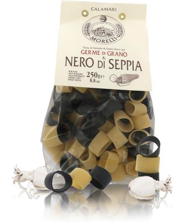 Antico Pastificio Morelli 1860 Srl White and Black Calamaries Coloured Paste 8 x 250g Boxes - Buy Online on GoSupps.com