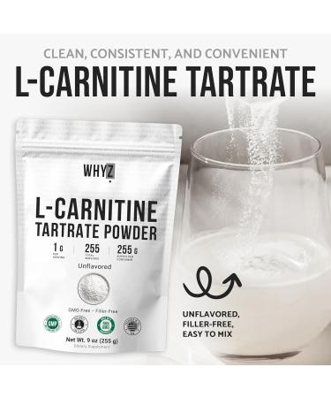 L-Carnitine Tartrate Powder Pure Unflavored Carnitine Supplement Amino Acid Powder L-Carnitine Tartrate Bulk Supply 255g - Buy Online on GoSupps.com