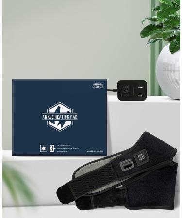 Aroma Season Heated Ankle Wrap | Warm Therapy Compress for Pain Relief Sprains & Arthritis - International Shipping Available - Buy Online on GoSupps.com