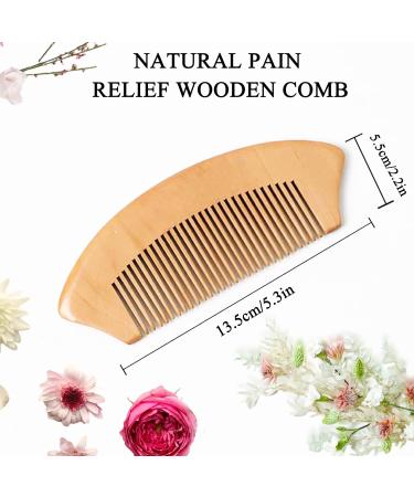 Fychuo Birthing Comb Labour Postpartum Essentials Anxiety Relief Wooden Comb Hospital Bag Maternity Essentials Natural Pain Stress Relief Wood Acupressure Wood C - Buy Online on GoSupps.com