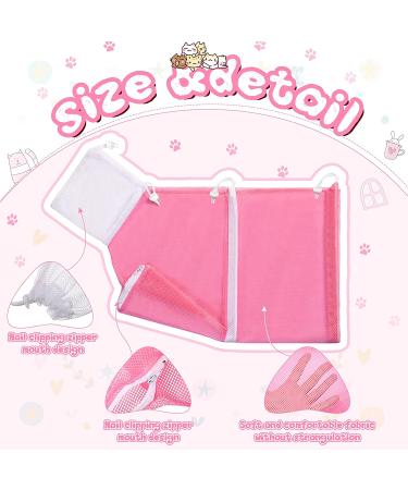 7-Piece Cat Bathing Bag Set with Grooming Glove, Nail Clipper, Feeder - Bright Colors - Buy Online on GoSupps.com
