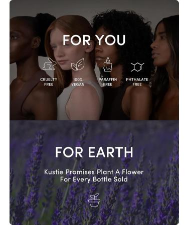 Kustie Sooth Lavender Travel Size Body Wash - Sample Perfume Shower Gel with Squalane & Hyaluronic to Acne, Antioxidant, Hydrate Skin Lavender & Tea Tree Oil Add Paraben, Phthalate Free 3.38 fl oz x 3 Gordes Eventide 3.38 F  - Buy Online on GoSupps.com
