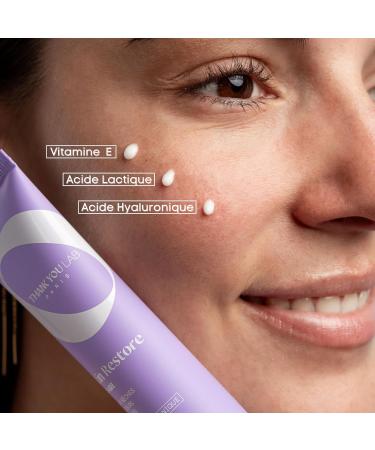 Thank You Lab - Skin Restore Face - Reduces Redness & Evens Out Skin - Lactic Acid + Hyaluronic Acid + Vitamin E - All Skin Types - 40 ML - Buy Online on GoSupps.com