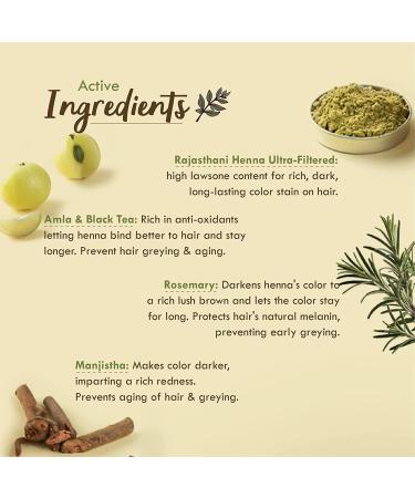 ORGANIZE Verem NAT Habit Back to Natural Secrets Everyday readytouse henna paste 220 g dark brown Pack of 2 - Buy Online on GoSupps.com