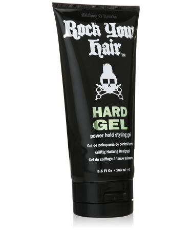 Rock Your Hair Hard Gel Power Hold Styling Gel  5.5 Ounce