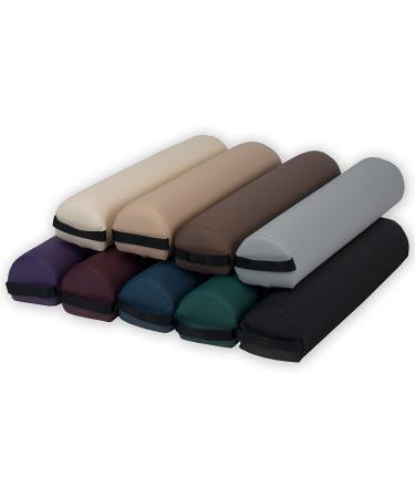 EARTHLITE Bolster Pillow 3/4 Round  Durable Massage Bolster  100% PU Upholstery incl. Strap Handle/Professional Quality for Massage Tables/Back Pain Relief Mystic Blue - Buy Online on GoSupps.com