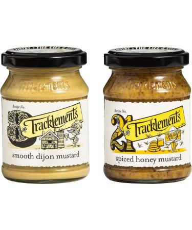 Intrinsic Treats Mustard Bundle with Tracklements Smooth Dijon Mustard 140g and Spiced Honey Mustard 140g (Pack of 2) - Buy Online on GoSupps.com