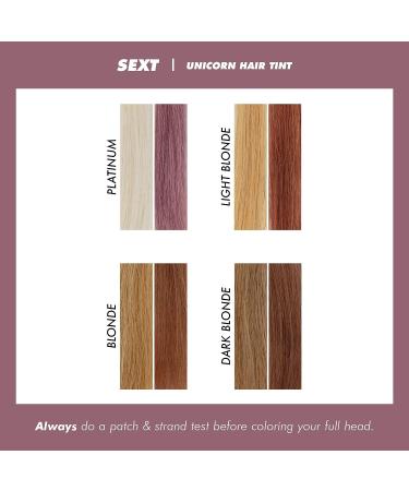 Unicorn Hair Tint Sext (Dusty Rose) - Damage-Free Semi-Permanent Color - Vegan & Moisturizing Formula with Sugary Citrus Vanilla Scent - Buy Online on GoSupps.com