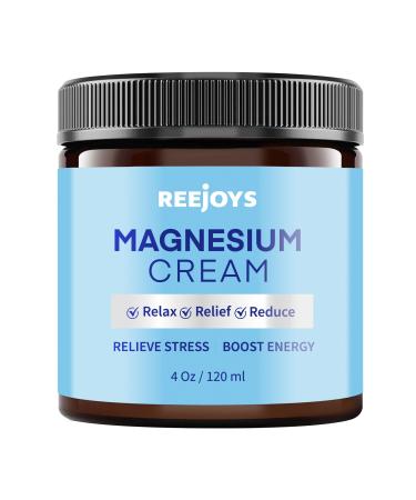 Magnesium Body Butter: Relaxing Magnesium Cream with Shea Butter & Dead Sea Salts | Unscented Magnesium Lotion to Soothe Legs & Feet and Nourish Skin 2 Fl Oz (Pack of 1)