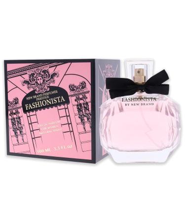 New Brand Perfumes Fashionista EDP Spray Women 3.3 oz (sem numero) 3.3 Ounce (Pack of 1) - Buy Online on GoSupps.com