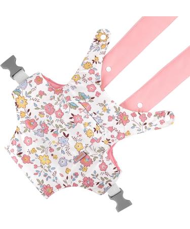 GAGAKU Baby Doll Carrier - Pink Peach Blossom Toy Sling with Adjustable Straps for Kids - Buy Online on GoSupps.com