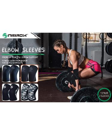 7mm Neoprene Compression Knee Sleeves (1 Pair) - Medium Black | Support for Cross Training, Weightlifting, Squats, Basketball | Powerlifting Braces - Buy Online on GoSupps.com