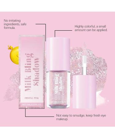  G n rique Long-lasting high-adherence glittery liquid eyeshadow with a precise finish and shimmering effect 2ml Crystal Pink - Buy Online on GoSupps.com