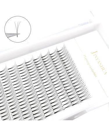 Premade 3d Eyelash Extensions Handmade Russian Volume Fans Eyelashes Soft 3d Mink Eyelashes Individual Fans 8-14mm Supplier (3d -0.10- D-14mm)