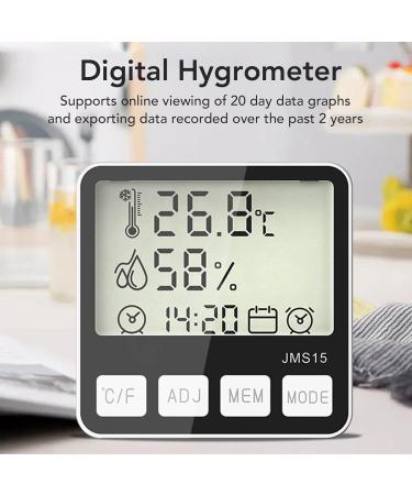 Advanced JMS15 Controller Inner Hygrometer Thermometer - LCD Display for Accurate Room Temperature Monitoring - Ideal Stand Holder - Buy Online on GoSupps.com