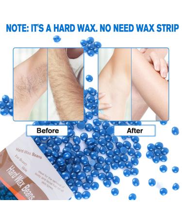 Leaflai Chamomile Hard Wax Beads 1lb - Hair Removal for Brazilian, Underarms, Bikini, Back, Chest - Large Refill Pearl Beans for Wax Warmer - Buy Online on GoSupps.com