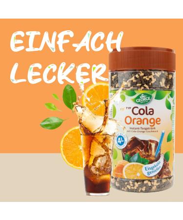 King George Royal Tea Time Cola-Orange Instant Drink | 6x400g | Hot & Cold Beverage | Refreshing Soft Drink for All Occasions - Buy Online on GoSupps.com