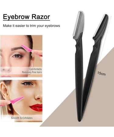 Rnitle Eyebrow Razors Shaper 4 Pieces - Portable Facial Hair Remover for Women and Men - Buy Online on GoSupps.com