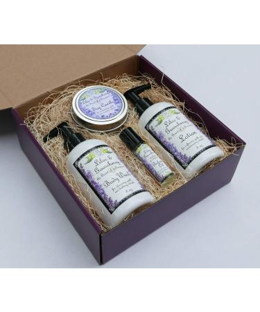 Lilac & Gooseberry Gift Set | Perfume Lotion Body Wash and Soy Candle | Full Size Items in Pretty Box with Bow and Card | Yennefer Scent of a Sorceress by Bella Des Natural Beauty - Buy Online on GoSupps.com