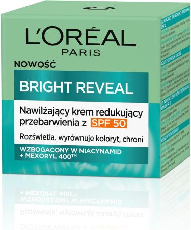 Garnier LOreal Paris Bright Reveal Moisturizing antidiscoloration cream with SPF 50 50 ml - Buy Online on GoSupps.com