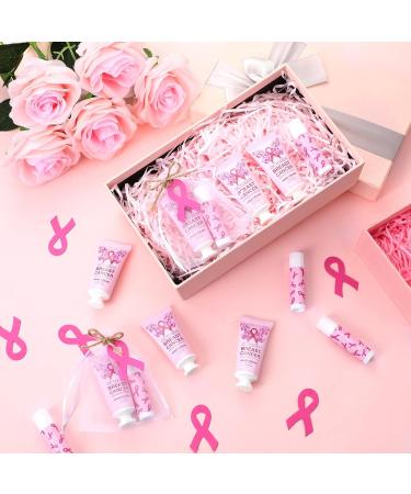 Bulk Breast Cancer Awareness Gifts: 50 Pink Ribbon Lip Balm & Hand Cream Sets | Perfect for Offices & Survivors - Buy Online on GoSupps.com