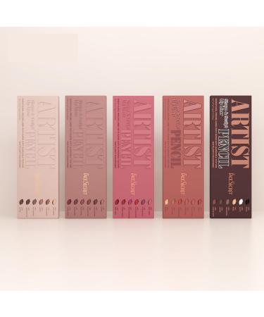 Coffret de 6 crayons l vres - Crayon contour des l vres mat nude rouge l vres waterproof longue tenue crayon contour des l vres anti-bavures (# 03) - Buy Online on GoSupps.com