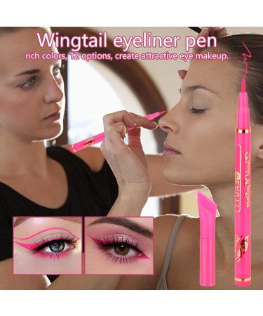 Liquid Eyeliner - Long-lasting Liner Makeup Waterproof Eye Pencil | Quick-dry Smooth Eyeliner Eye Makeup for Leisure Time Vacation Work Daily Dating Lambo Wingtail Eyeliner_03# - Buy Online on GoSupps.com