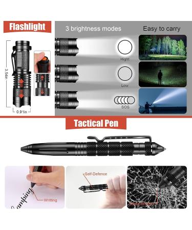 14-in-1 Survival Gear Kit for Men - Perfect Christmas, Birthday or Outdoor Adventure Gift for Him, Dad, Husband, Boyfriend, Son, Daughter, Kids & Women - Buy Online on GoSupps.com