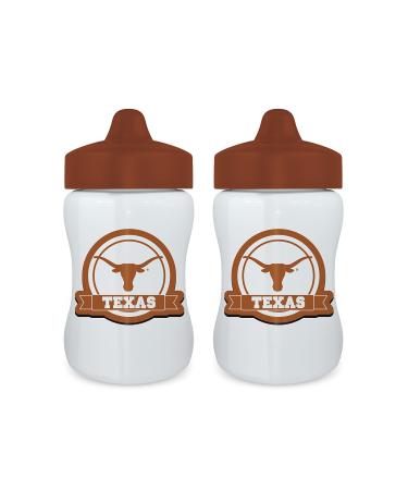 Baby Fanatic NCAA Texas Longhorns Unisex UTX222Sippy Cup (2 Pack) - Texas University of See Description See Description