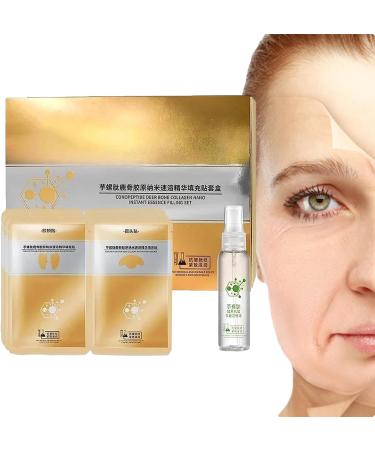 Skin Repair Essence Kit | Japanese Spiropeptide Deer Collagen Essence Set - Hydration Spiral Peptide Formula for Dry & Sensitive Skin Rockia - Buy Online on GoSupps.com