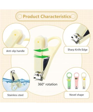 Leikedun Kids Nail Clippers Set - Sharp 3-Piece Set for Women, Girls, and Children - Buy Online on GoSupps.com