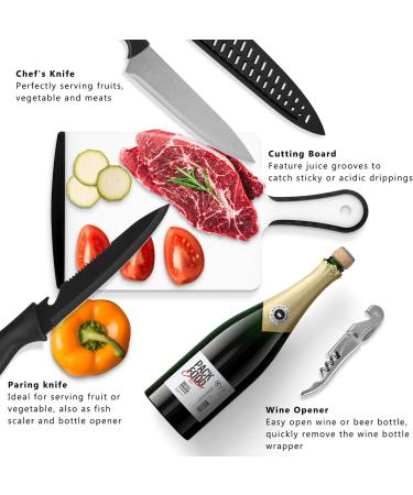 Portable Stainless Steel Camping Kitchen Utensil Set - 9Pcs or 27Pcs - Ideal for Outdoor Cooking, Grilling, BBQs, RVs, Picnics, and Parties - Buy Online on GoSupps.com