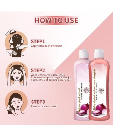 Onion & Rosemary Shampoo for Hair Growth | Biotin Anti Hair Loss Shampoo 16.76 fl oz - Buy Online on GoSupps.com