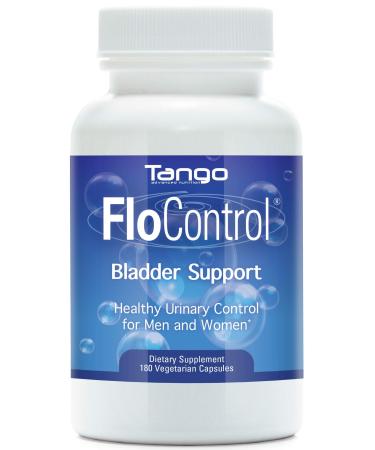 Tango FloControl Natural Bladder Support Supplement Promotes Healthy Bladder Control and Comfort (180 Vegetarian Capsules)