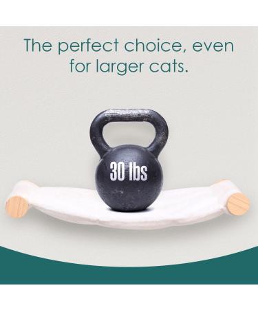 Cat Wall Hammock Shelf | Kitty Lotus Bed | Wall-Mounted Climber Stair | Houseables - Buy Online on GoSupps.com
