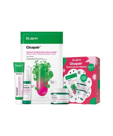 Dr. Jart+ Cicapair Soothing Color Correcting Treatment SPF 30 with Centella Asiatica Extracts | cc cream | Korean Skin Care Cicapair Redness Rescue Set