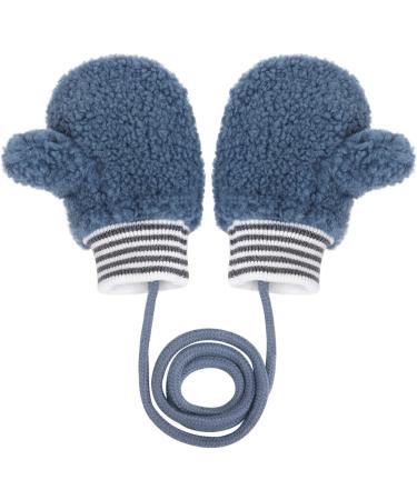 JIAHG Children's Winter Knit Gloves with String Baby Toddlers Hand-Warming Mittens Cute Cartoon Fox kids Gloves Outdoor Warm Mitts Insulated Cold Weather Gloves for 1-3 Years Boys and Girls Shark-blue - Buy Online on GoSupps.com
