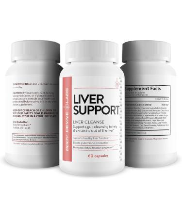 Liver Support - Liver Cleanse - Supports Gut Cleansing to Help Draw Toxins Out of The Liver - Liver Health Support - Liver Support Supplements - Promotes Detoxification Processes - Buy Online on GoSupps.com