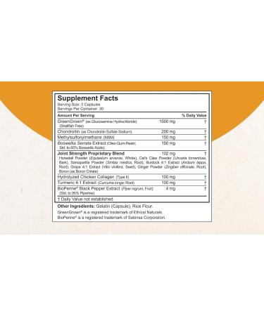 NuBest Joint Xtra - Joint Support Supplement - Joint Health Formula with Triple Joint Strength - Glucosamine Chondroitin Turmeric MSM & Boswellia for Joint Health & Cartilage Health (Pack 4) - Buy Online on GoSupps.com