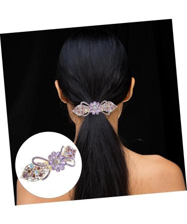 Ipetboom Hairpins Hair Volume Clip Fixing Hairstyles Hair Clip Wear-resistant Hair Clip Tiara Hair Barrettes Rhinestones Hair Clips for Women Formal Bling Hair Clips Alloy Hair up - Buy Online on GoSupps.com