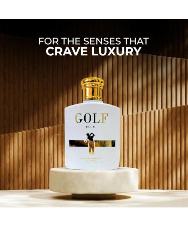Golf Club Sensual Woody Fragrance for Men | Long Lasting Cologne Aromatic Scent Eau de Parfum Natural Spray - Great Holiday Gift 3.4 Fl Oz/100 Ml - Buy Online on GoSupps.com