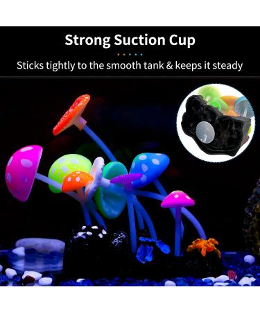 Uniclife Glowing Mushroom Aquarium Plant Decor for Fish Tank Landscape - Buy Online on GoSupps.com