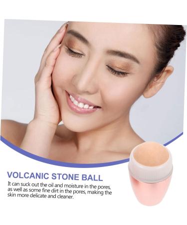 Didiseaon Volcanic Stone Oil-absorbing Ball Face Roller Volcanic Rock Makeup Gadgets Skin Care Roller Convenient Face Oil Absorbing Tool for Her Oil Face Ornament Aluminum Alloy Simple - Buy Online on GoSupps.com