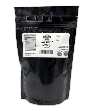 Sapsquatch Organic Maple Sugar - 8 oz | Pure, Natural Sweetener - Buy Online on GoSupps.com