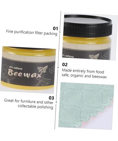 Natural Polishing Beeswax - Wood Seasoning & Maintenance Wax for Durable Shine - Buy Online on GoSupps.com