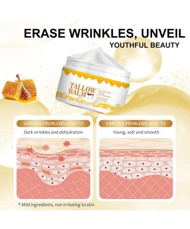  Mikabila (08 F) 30g Tallow and Honey Balm Skin Care Cream 100% Grass Fed Beef Tallow Balm Face & Body Whipped Moisturizer Beef Neck Balm - Buy Online on GoSupps.com