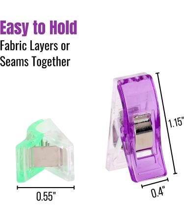 Mr. Pen Sewing Clips - 30 pcs Assorted Colors for Fabric, Quilting, and Crafting - Buy Online on GoSupps.com