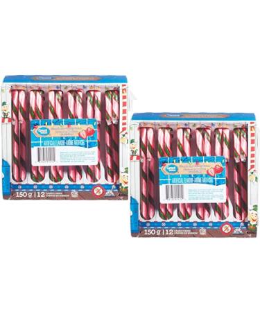 Pack of 2 strawberry candy canes 24 total (12each) 300g total - Buy Online on GoSupps.com