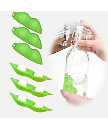 Magic Beans Bottle Cleaner Bottle Cleaning Sponge 3/6/9pcs Beans-Shaped Bottle Cleaning Sponge Reuseable Bottle Cleaning Sponge Heat Resistance Bottle Sponge for Cleaning of Small Mouth (6Pcs) - Buy Online on GoSupps.com